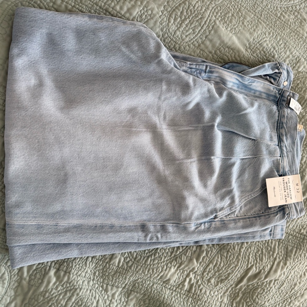 Madewell Light Blue Flare & Wide Leg Jeans